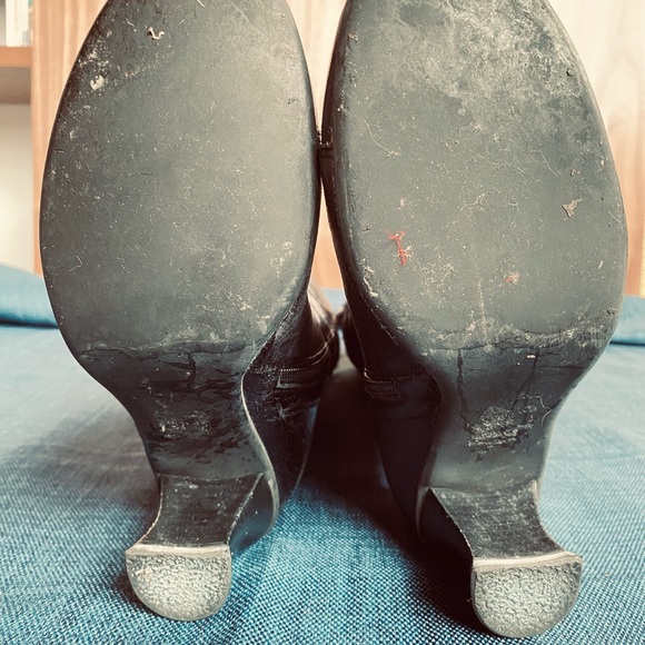 Miz Mooz Black Tall Boots. - Picture 6 of 11